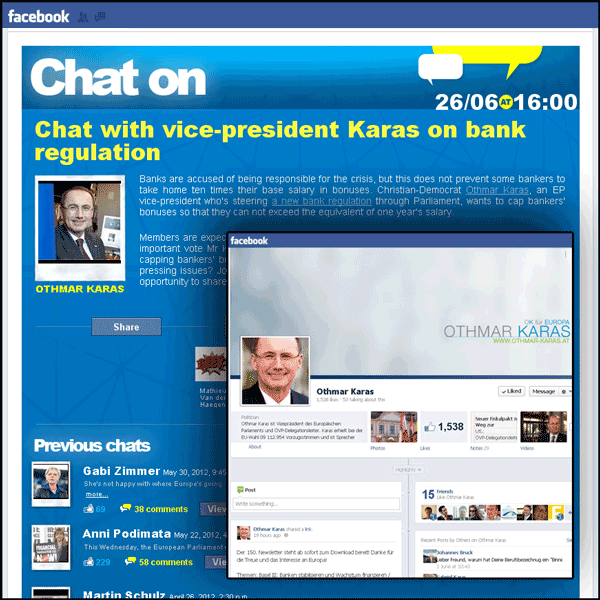 FB Chat with Othmar Karas